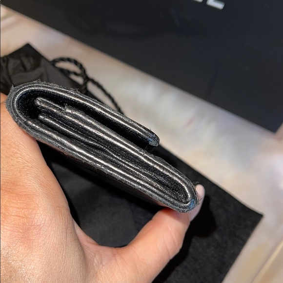 SOLD!!!! CHANEL Black Quilted Leather Card Holder - Picture 8 of 13